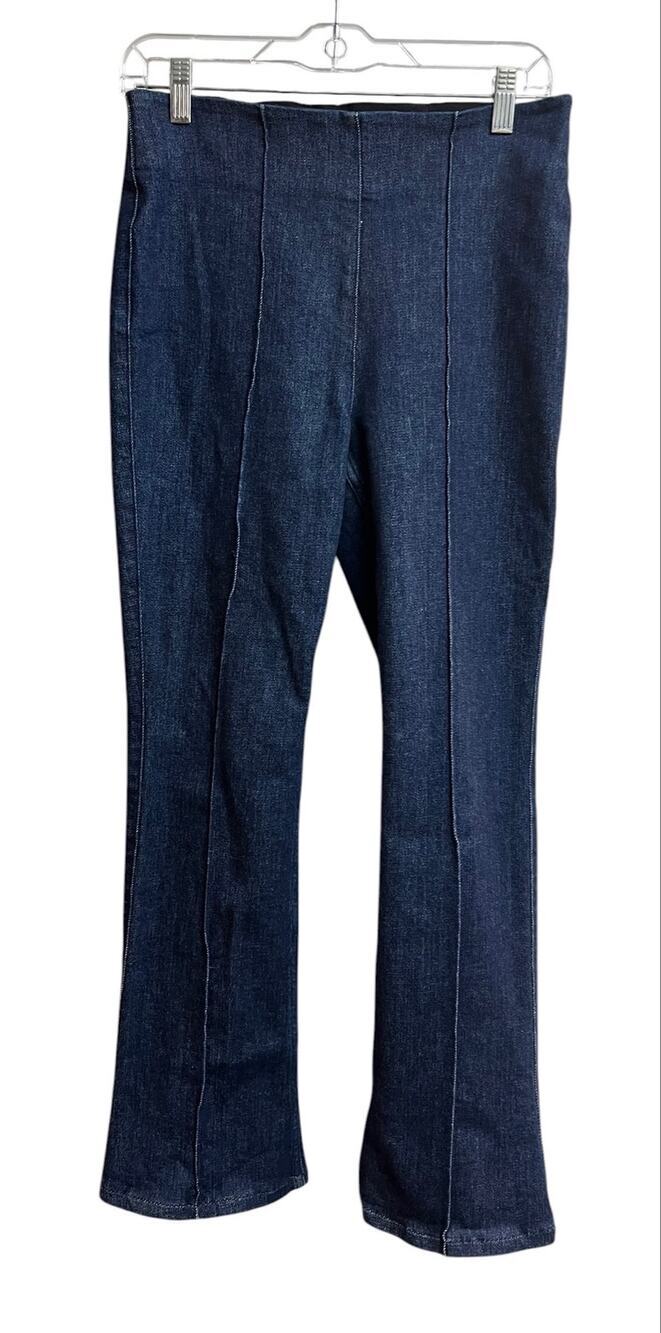 Spanx Micro Flare Zero Waistband Jeans Raw Indigo Medium